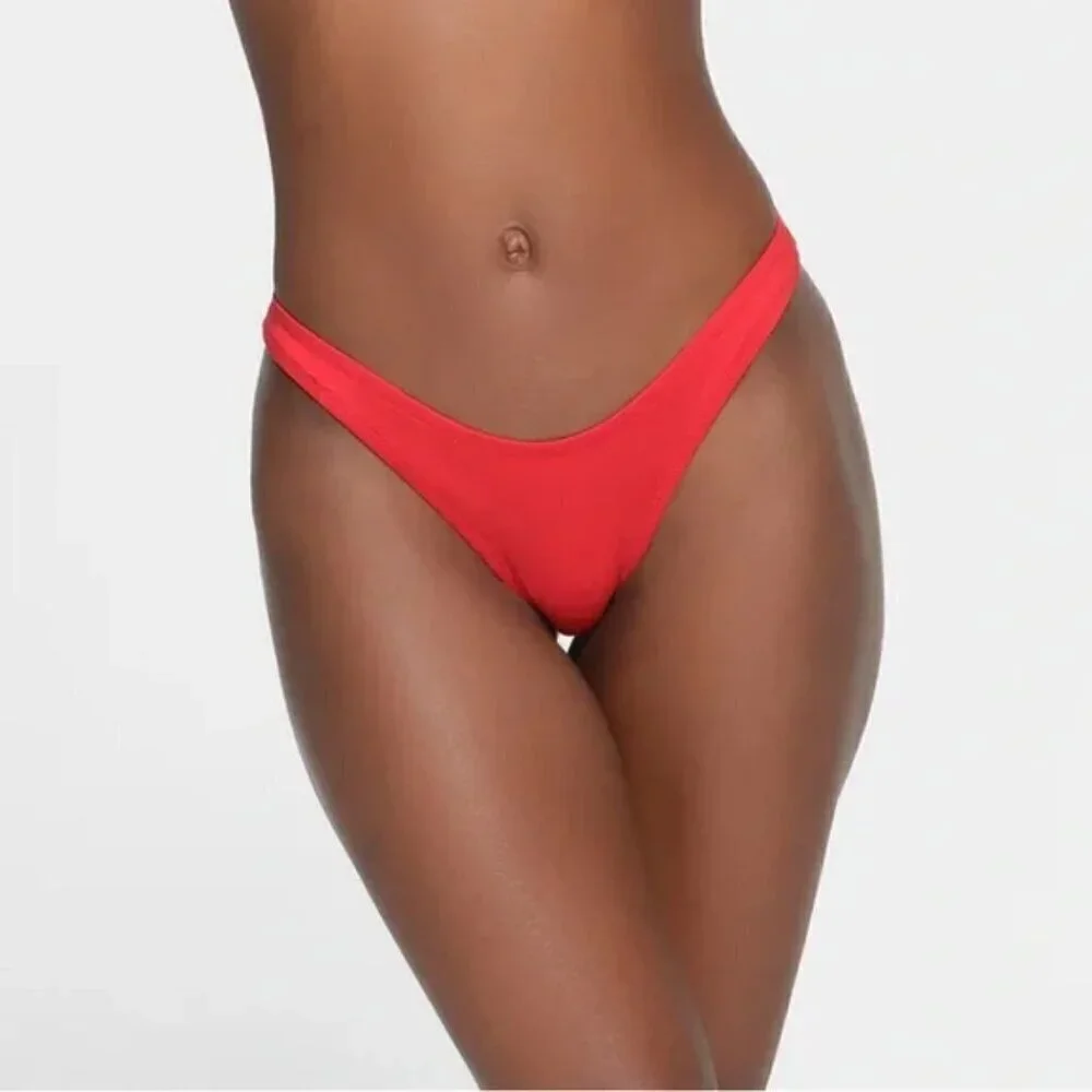 SKIMS Cheeky Tanga Swimsuit Bikini Bottoms Size 2XL